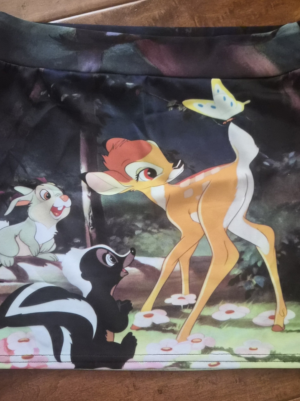 Disney Black & White Branded Inner Tag Print